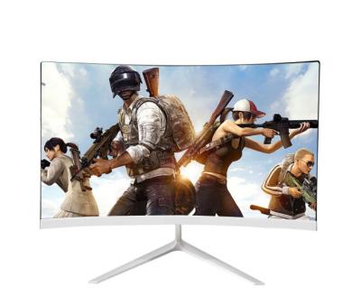 China Curved black square 24 inch led uhd curved monitor pc screen for sale