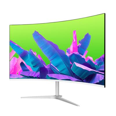 China 32 Inch Curved Screen 75hz Wide 16:9 Curved LCD Desktop PC Monitor for sale