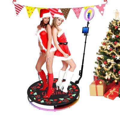 China Event/Party/Conference/Festival Dropshopping Shipping 360 Degree Camera Video Photobooth With Ring Light Cheap Automatic 360 Photo Booth for sale