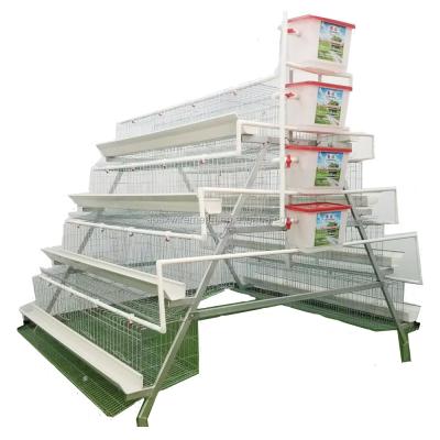 China Automatic Battery Chicken Cage System Chicken Farms Chinese A Type Supplier for sale