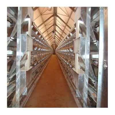 China Poultry Agriculture Equipment Animal Layer Cages Chicken Galvanized Egg Poultry Farming Battery Cage System In Tanzania for sale