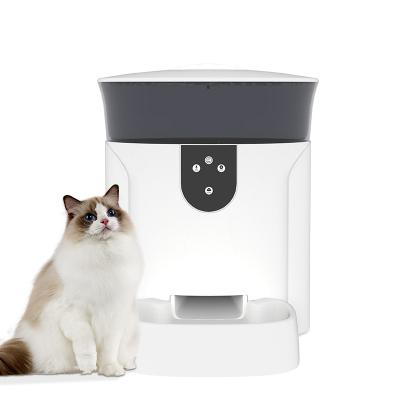 China OEM pet feeder dog food wifi automatic smart pet driver camera 6L capacity automatic pet feeder for sale