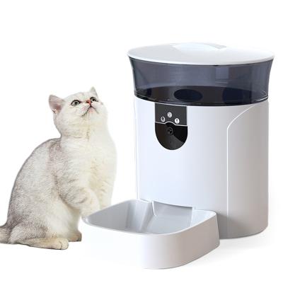 China Automatic Pet Automatic Feeder Pet Food Dispenser with Feeder Camera Food Bowl for Cats and Dogs Pet for sale