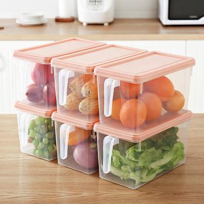 China Microwavable Plastic Fresh Keeping Crisper Food Storage Container for sale