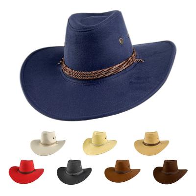 China Character New Western Cowboy hat  Men's and Women's National Style Retro Knight Hat British Cowboy hat Wholesale for sale