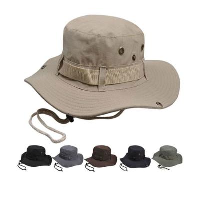 China Bucket hats Summer new customized casual fishing boonie hat sunshade Bucket Hats for sale