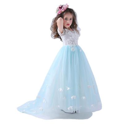 China Wholesale Price Children Girls Summer Belle Princess Sequin Wedding Party Short Sleeve Factory News 2022 Dress for sale