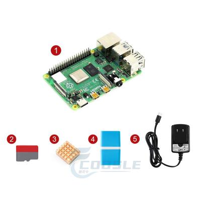 China Waveshare Raspberry Pi 4 B Starter Kit Essential Parts EU/UK/US Power Adapter 16GB Power Adapter 16GB Model Card Compatibility and Stability Included for sale