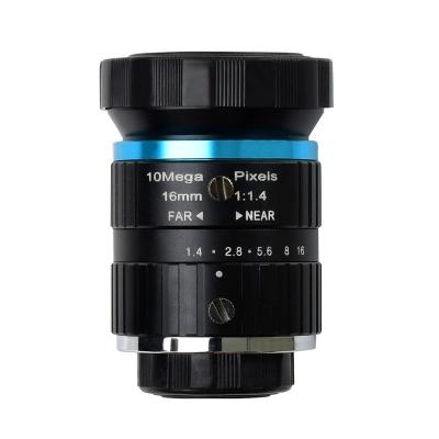 China Shorten Distance Waveshare 16mm High Quality Industrial Telephoto Lens C-Mount For Raspberry Pi High Quality Camera for sale