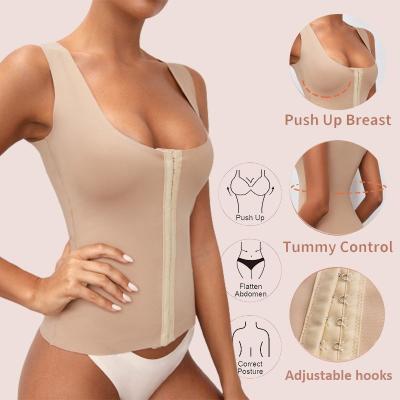 China Fajas de reductoras de y moldeadoras de latex Para woman open crotch vest mujer breathable jumpsuit plus size shaper women shapewear full size for sale