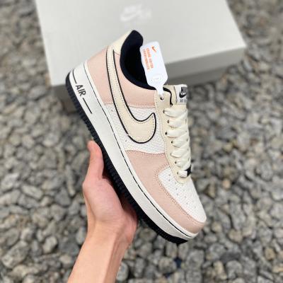 China Cushioning Hot Selling Brand Nike Air Force 1 Low Canvas White Powder Cultural Basketball Shoe 07 Nike Men Shoe Comfortable Sneakers for sale