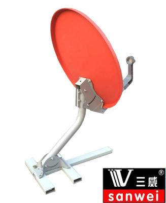 China Ku Band 52cm Satellite Dish Galvanized Steel Antenna For Mexico for sale