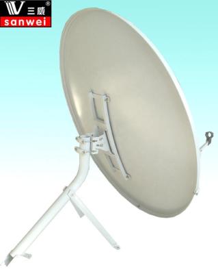 China Ku Band 137cm Offset Satellite Dish Steel Antenna for sale