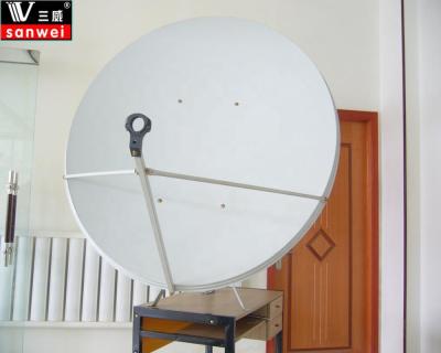 China Ku Band 120cm Offset Satellite Dish Steel Antenna for sale