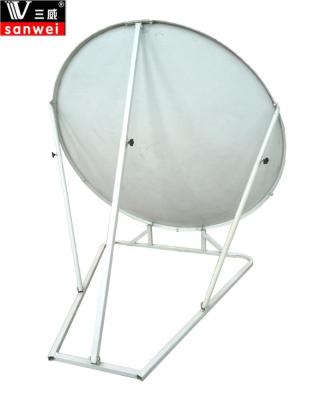 China Ku Band 120cm Steel Ground Mount Satellite Dish Antenna for sale