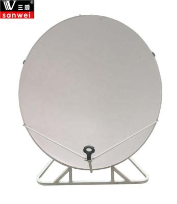 China Ku Band 120cm Eurostar Satellite Dish Steel Antenna for sale