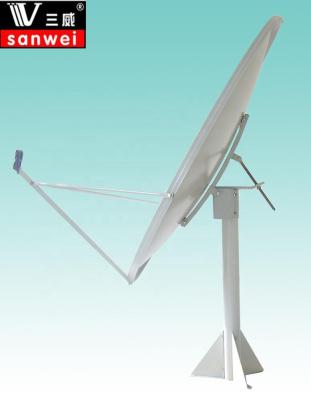 China Ku Band 150cm Offset Satellite Dish Steel Antenna for sale