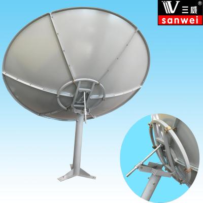 China c band 150cm pole mount satellite dish antenna 150cm for sale