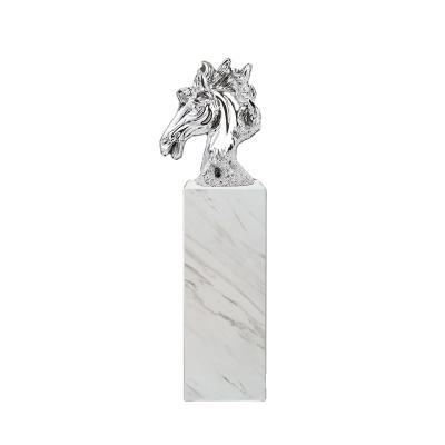 China Jazz White Square Modern Decorative Luxury Marble Indoor Home Decor Column Stand Flower Stand Collection Morden Pedestal Design for sale