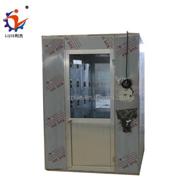 China Hotels 304 Stainless Steel Automatic Door Air Shower Room With CE Certification for sale