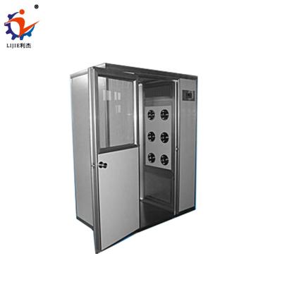 China Hotels 304 Stainless Steel Automatic Door Air Shower Room For Food Factory for sale