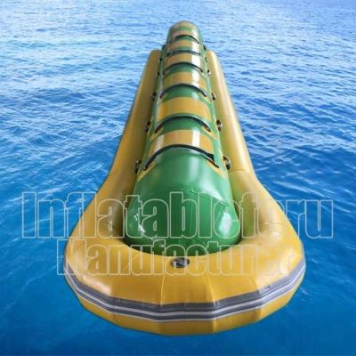 China cheap custom 0.9mm pvc tarpaulin 6 person banana boat price for sale