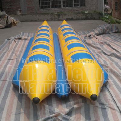 China 0.9mm PVC Tarpaulin Exciting Inflatable Games High Quality Banana On Sale for sale