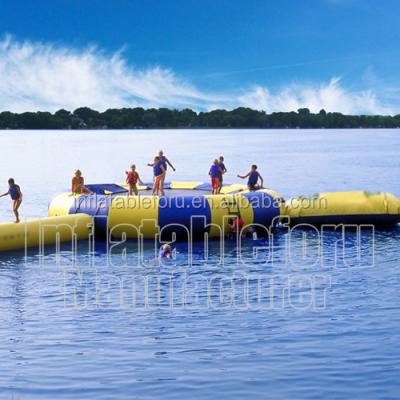 China 0.9mm PVC Tarpaulin Inflatable Sea/Lake Water Blob Trampoline For Sale for sale