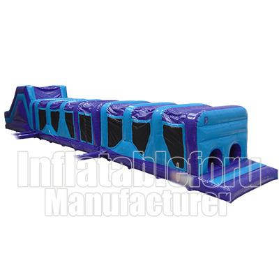 China PVC 50-60 Ft Inflatable Kids And Adults Obstacle Course for sale