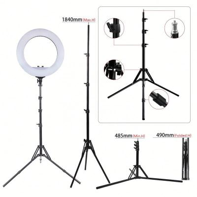 China Have a Pack 21 Inch LED Ring Light Photographic Lighting 2700-6500K Fill Lamp With Remote Selfie Ring Light With Tripod Mount Phone Holder for sale