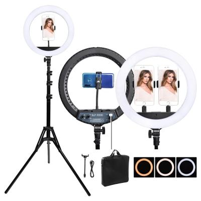 China LED Cicrle Shine Color Changing Makeup Cosmetics With 2.1m Tripod Stand Led Ring Light 18inch for sale