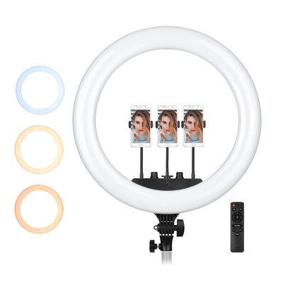 China Adjustable Brightness 18 Inch Professional Led Ring Light 360 Tik Tok 80w Photography Studio Led Selfie Ring Light for sale