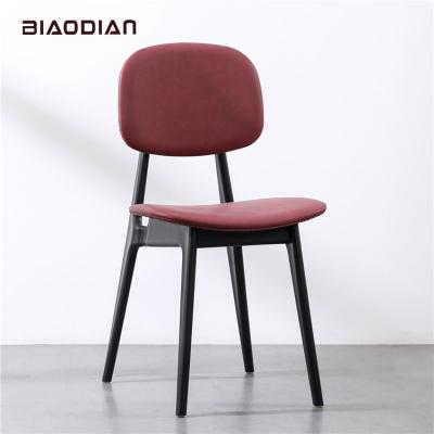 China Wholesale Modern Restaurant Dining Chairs Vintage Luxury PU Leather Dining Chair for sale