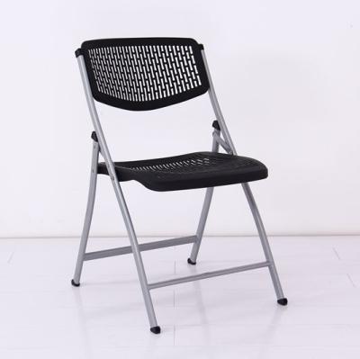 China Sillas Plegables Modern Cheap Breathable Metal Cool Plastic Folding Chair For Events for sale