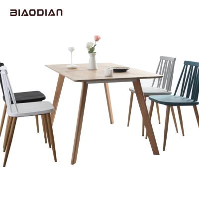 China High Quality Convertible Dining Room Furniture Luxury Wooden Rectangular Dining Table Sets for sale