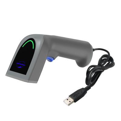 China Xkancode 1D laser wired barcode scanner retail supermarket for Windows Android IOS USB POS interface A4 scanner for sale