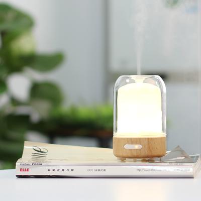 China 15-20 Professional Aromatherapy Aroma Oil Diffuser Wood and Glass Diffuser for sale