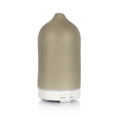 China Auto-Waterless Home Ceramic Ultrasonic Aroma Diffuser with LED Light Essential Oil Fragrance Diffuser for sale