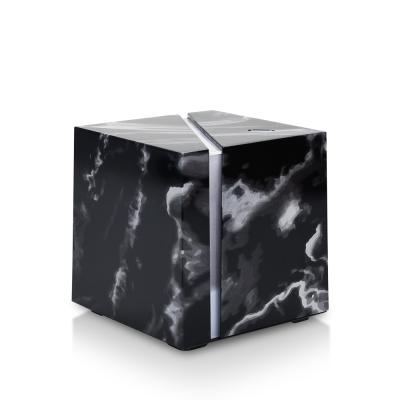 China High Quality LED Night Cube Marble Grain Humidifier Essential Oil Aroma Diffuser for sale