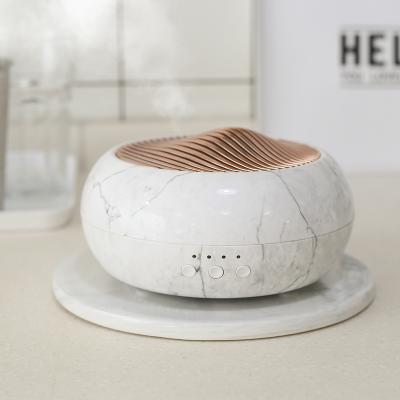 China Work Quietly Lemoworld 250ML Electric Ultrasonic Marble Grain Aromatherapy Diffuser Essential Oil Air Diffuser for sale