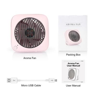 China Comfortable Feel Office Home Use Desktop Personal Portable Table USB Quiet Mini Fan With Bracket for sale