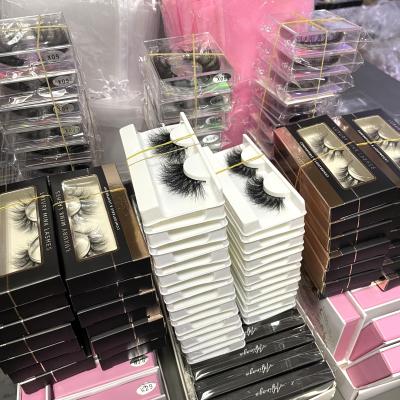 China Free Sample Soft 25mm Fluffy Packaging Private Label Mink Lashes 3d Wholesaler Mink Eyelash Custom Lash Boxes for sale