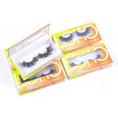 China Design Logo 25mm Mink Eyelash Vendor Private Label Good Quality Free Lashes Customized Eyelash Packaging Box With Logo for sale