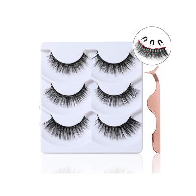 China 3d mink box wick private label brand new trending magnetic eyelashes magnetic false eyelashes custom seller magnetic eyelashes with eyeliner for sale