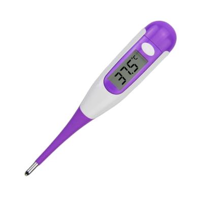 China Human Body Large LCD Display Waterproof Medical Digital Measurement Thermometer With Flexible Tip for sale