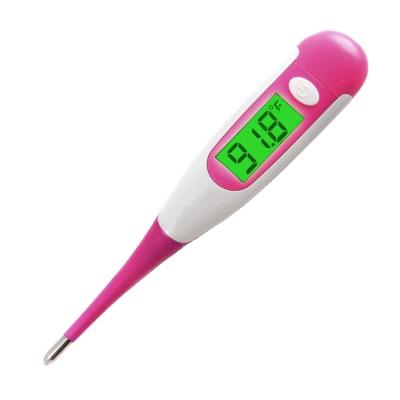 China ABS Medical Material Baby and 10 sec Flexible Tip Waterproof Family Digital Thermometer CE Approved for sale