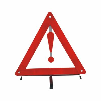 China Easily Handle and Assemble Roadside Portable Red Dot Reflective Car Emergency Warning Safety Triangle for sale