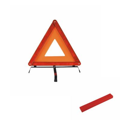 China Easily Handle and Assemble Portable Collapsible Universal Triangle Traffic Sight Reflection Warning Sign for sale