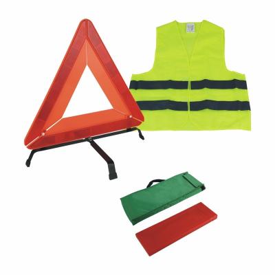 China High Visibility Road Traffic Tool Car Emergency Safety Outdoor Light Reflective Kits for sale