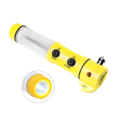 China Car Emergency Safety Hammer Roadside Crash 4 In 1 Led Flashlight Mini Safety Hammer Car Emergency for sale